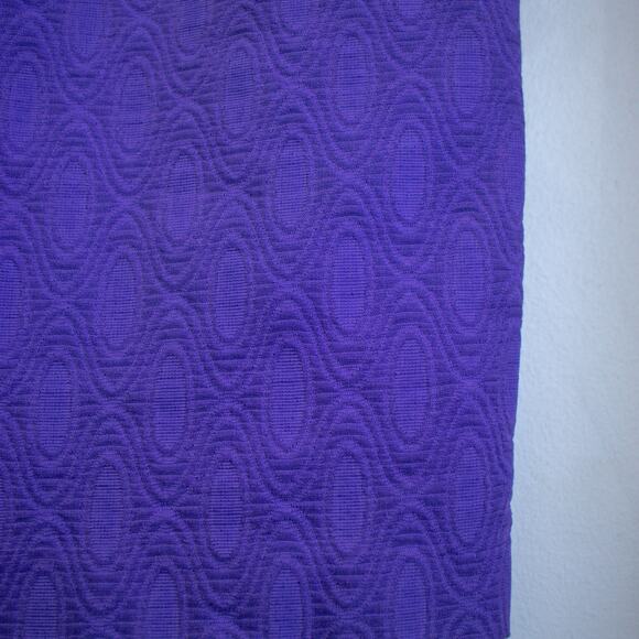 Madison Leigh Purple Belted Cowl Neck Formal Dress Size 6 - Picture 8 of 8